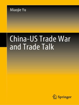 cover image of China-US Trade War and Trade Talk